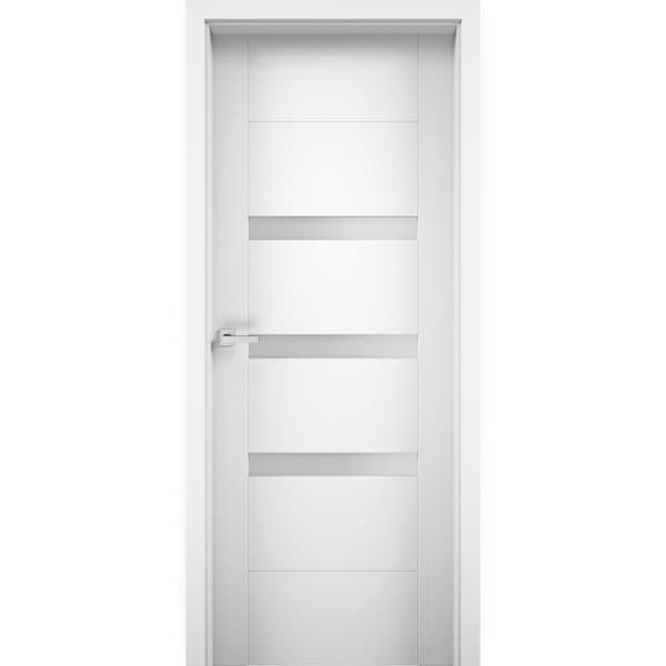 Vdomdoors Double Barn Interior Door, 48" x 80", Gray SETE6900ID-WS-30 - main